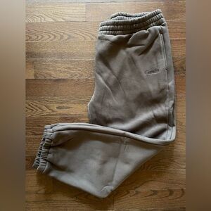 Comfrt Brown Fleece Sweatpants with Elastic Waist 2XL Brand New Never Worn
